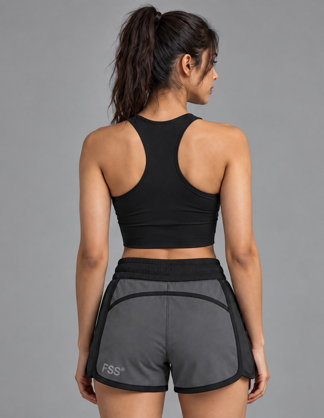Drawcord Colorblock Shorts